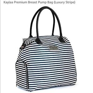Kaylaa Premium Breast Pump Bag Luxury Stripe size large